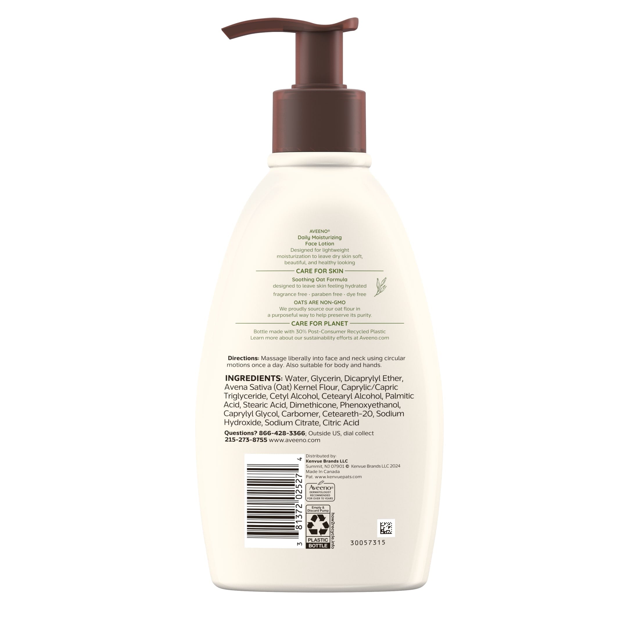 Aveeno Daily Moisturizing Face Lotion with Oat for Dry Skin
