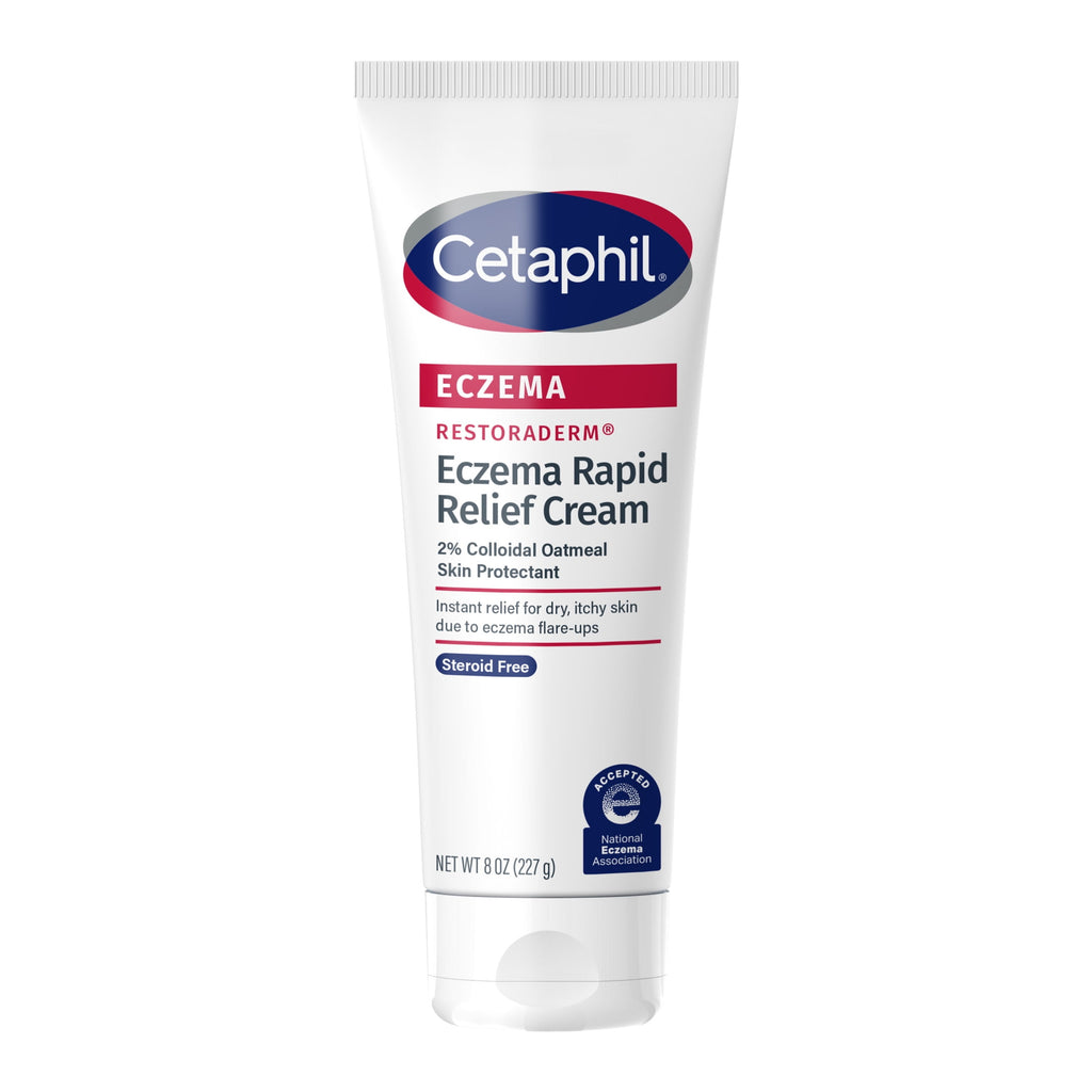 Cetaphil Restoraderm Rapid Relief Cream for Eczema Prone Skin, Unscented, 8 fl oz