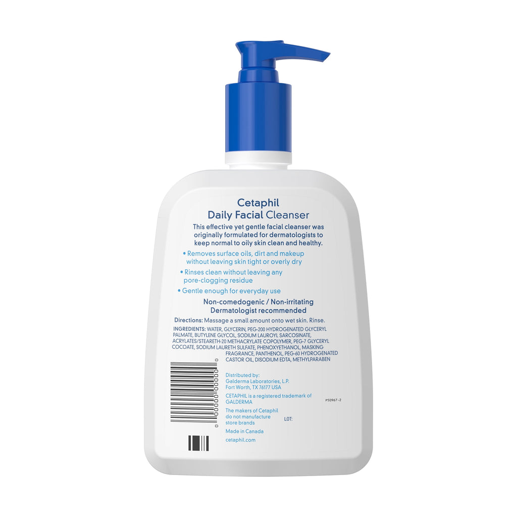 Cetaphil Daily Facial Cleanser, 8 Fl Oz