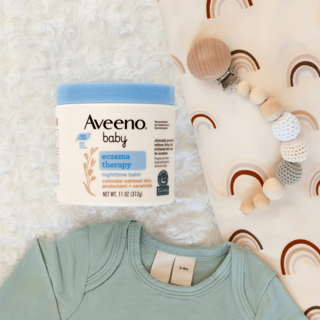 Aveeno Baby Eczema Therapy Nighttime Body Balm, Colloidal Oatmeal, 5.5 oz