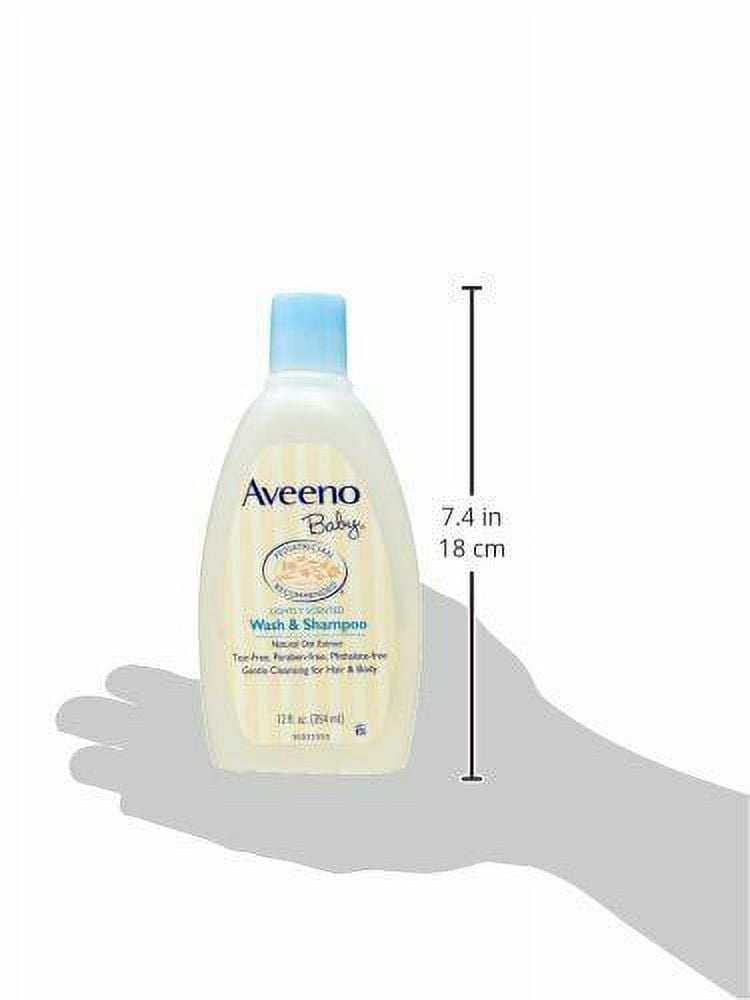AVEENO Baby Wash & Shampoo, Lightly Scented 12 oz