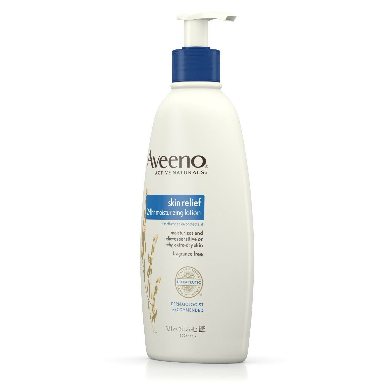 AVEENO Active Naturals Skin Relief 24 Hour Moisturizing Lotion, 18 Oz (Pack of 2)