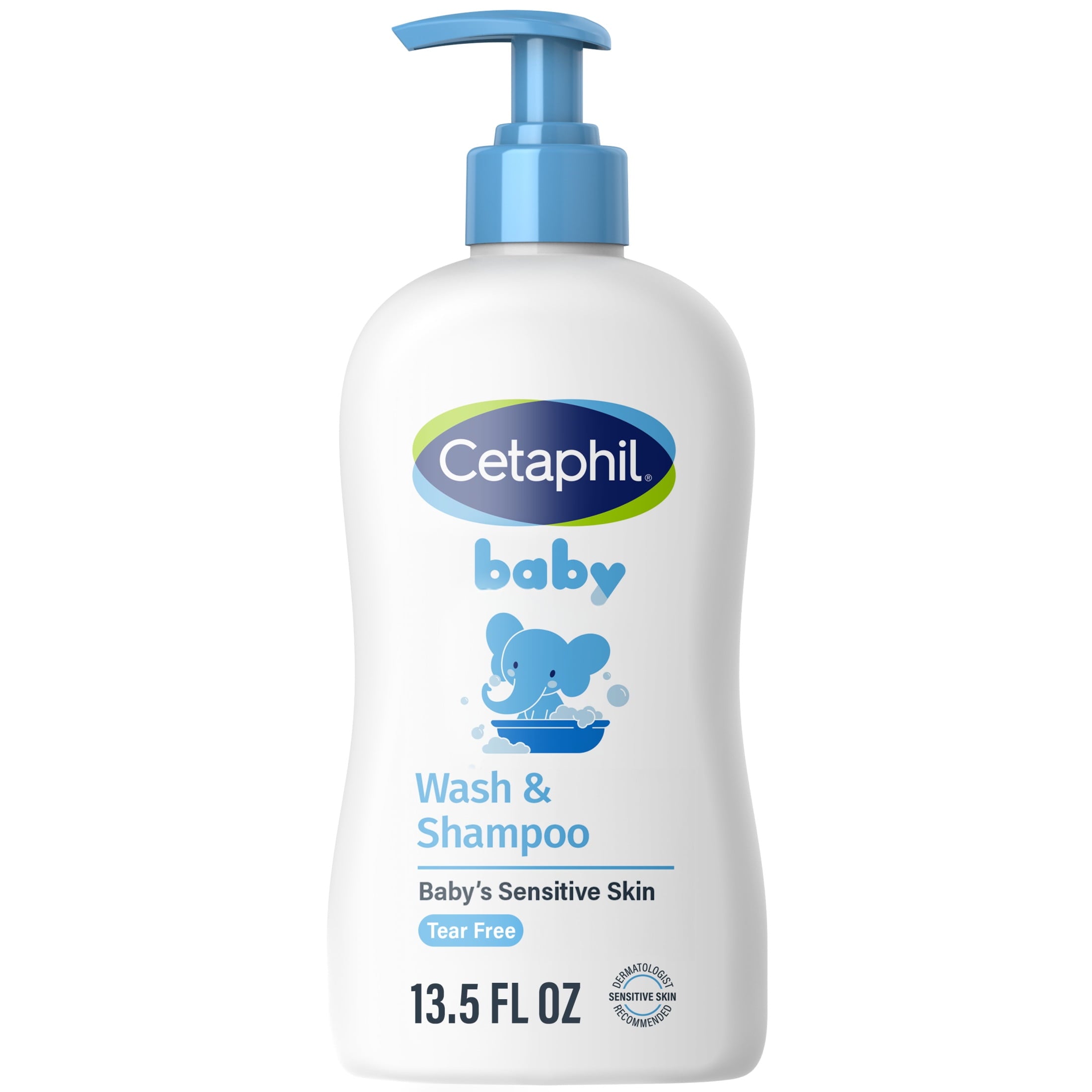 (2 pack) Cetaphil Baby Moisturizing Shampoo and Body Wash with Aloe Vera&nbsp;and Natural Calendula, 13.5 fl oz