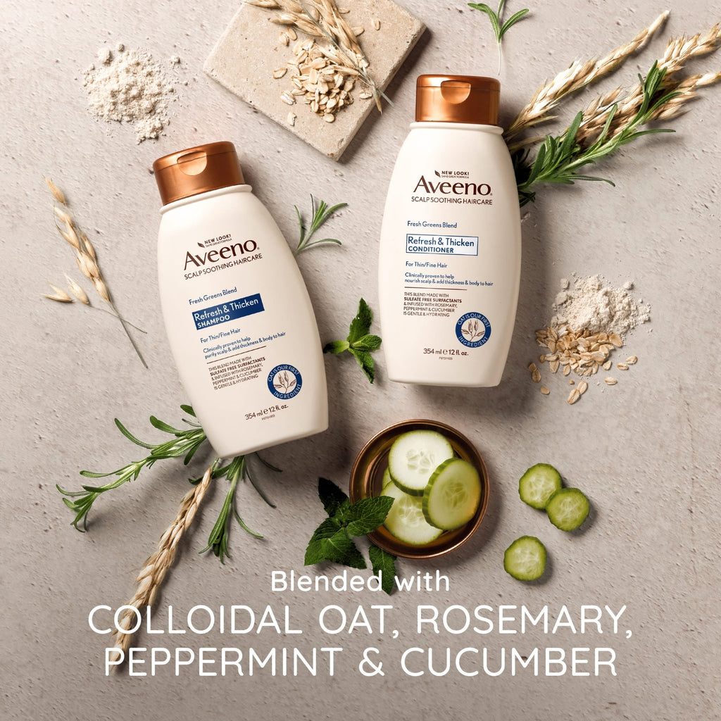 Cucumber & Rosemary Natural Volumizing Shampoo