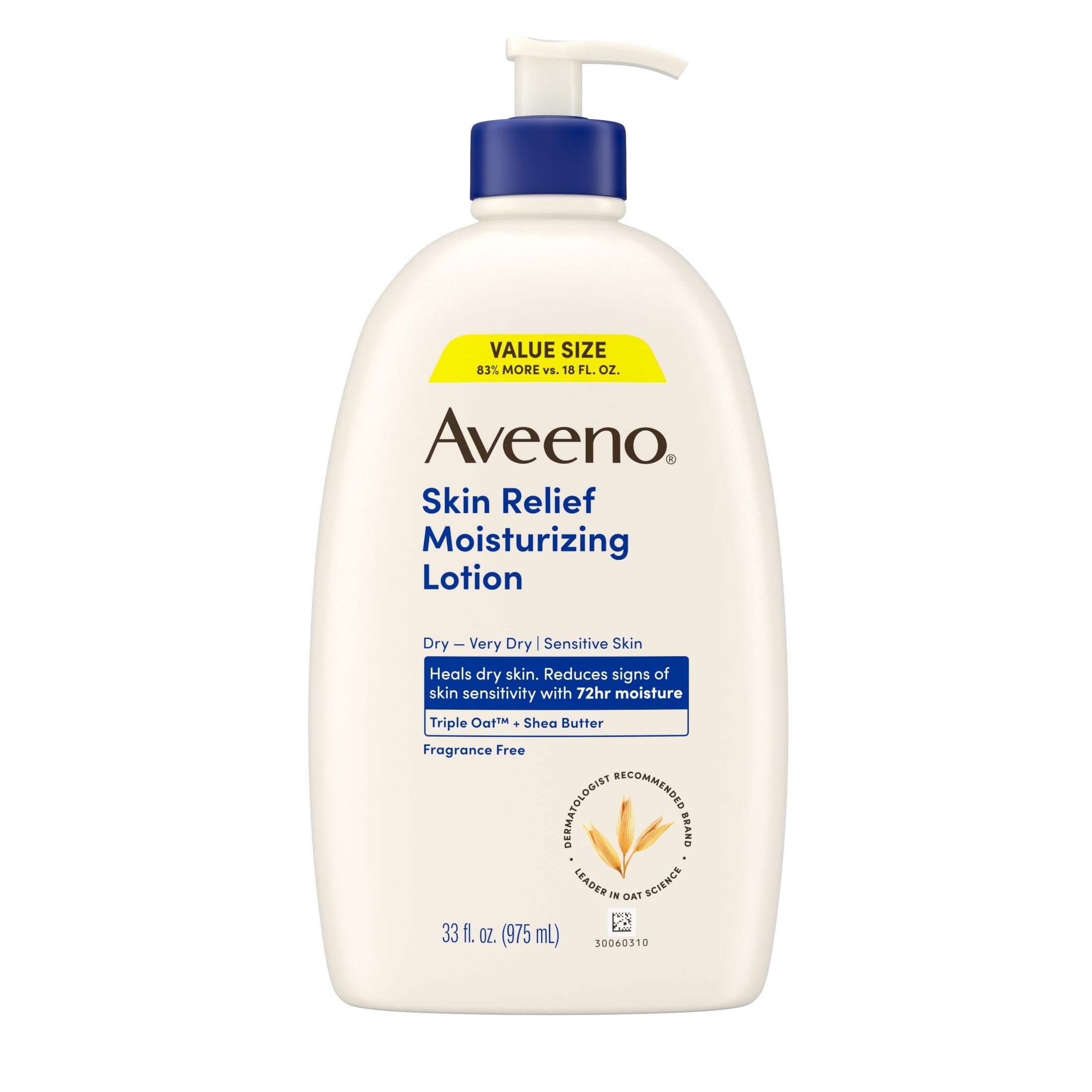 (3 pack) Aveeno Skin Relief Moisturizing Body Lotion, Value Size, 33 Fl oz