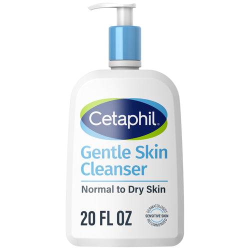 (3 pack) Cetaphil Face Wash Hydrating Gentle Skin Cleanser for Dry to Normal Sensitive Skin, 20 oz