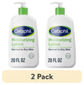 (2 pack) Cetaphil Moisturizing Lotion for Normal to Dry Skin, Hydrating Fragrance Free, 20 fl oz