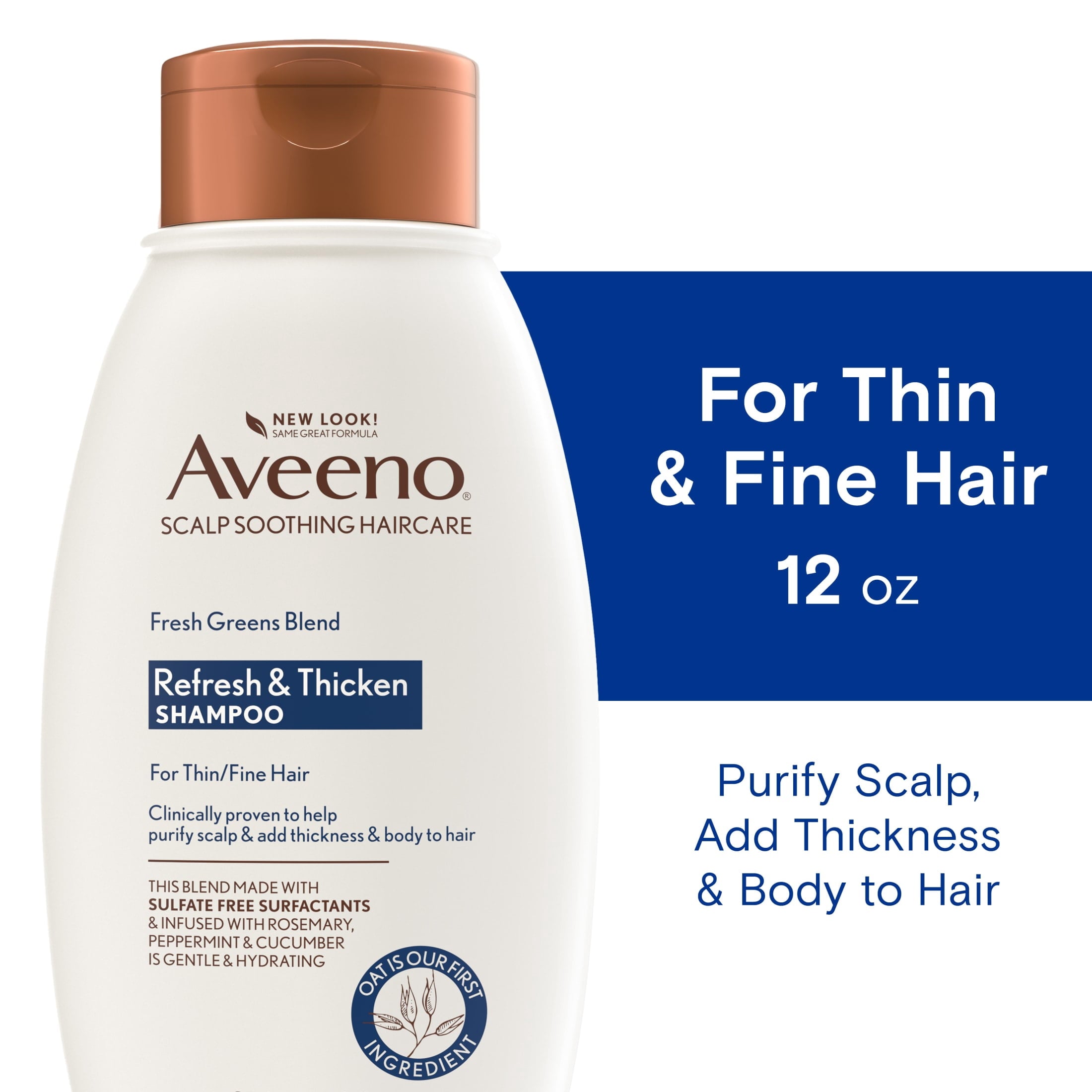 Cucumber & Rosemary Natural Volumizing Shampoo