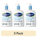 (3 pack) Cetaphil Face Wash Hydrating Gentle Skin Cleanser for Dry to Normal Sensitive Skin, 20 oz