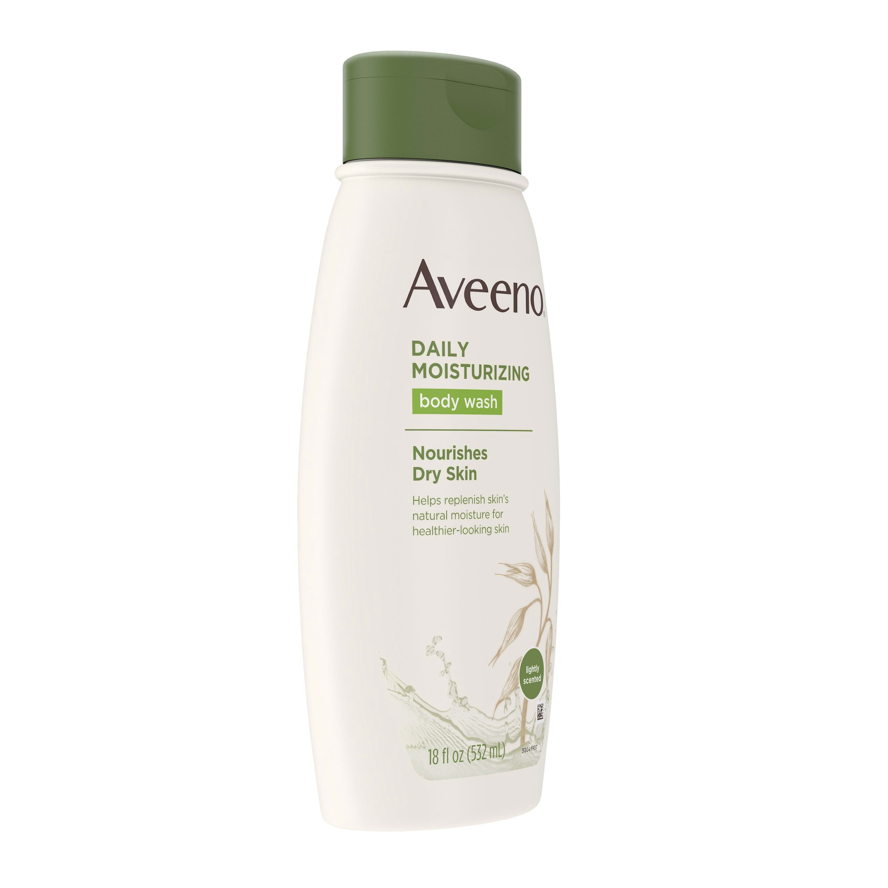 AVEENO Daily Moisturizing Nourishes Dry Skin Lightly Scented Body Wash 18 oz