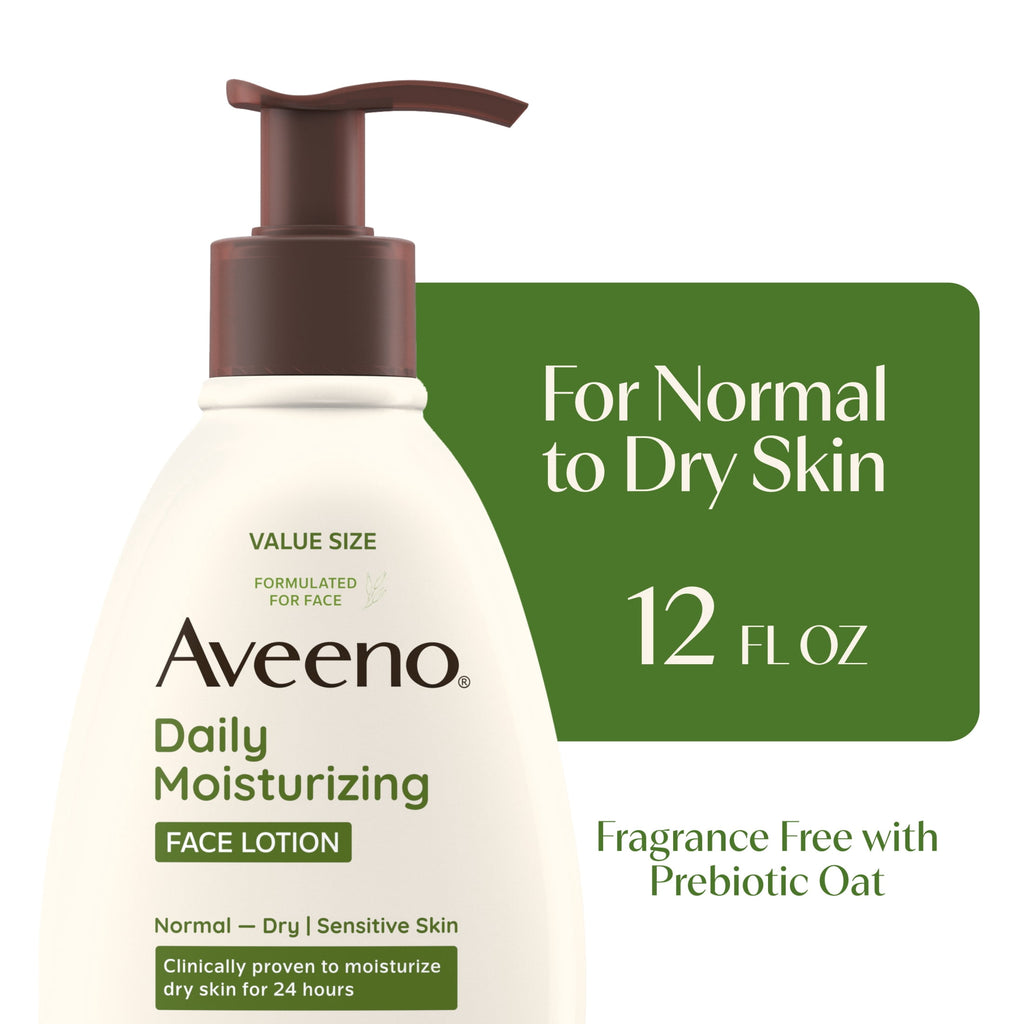 Aveeno Daily Moisturizing Face Lotion with Oat for Dry Skin
