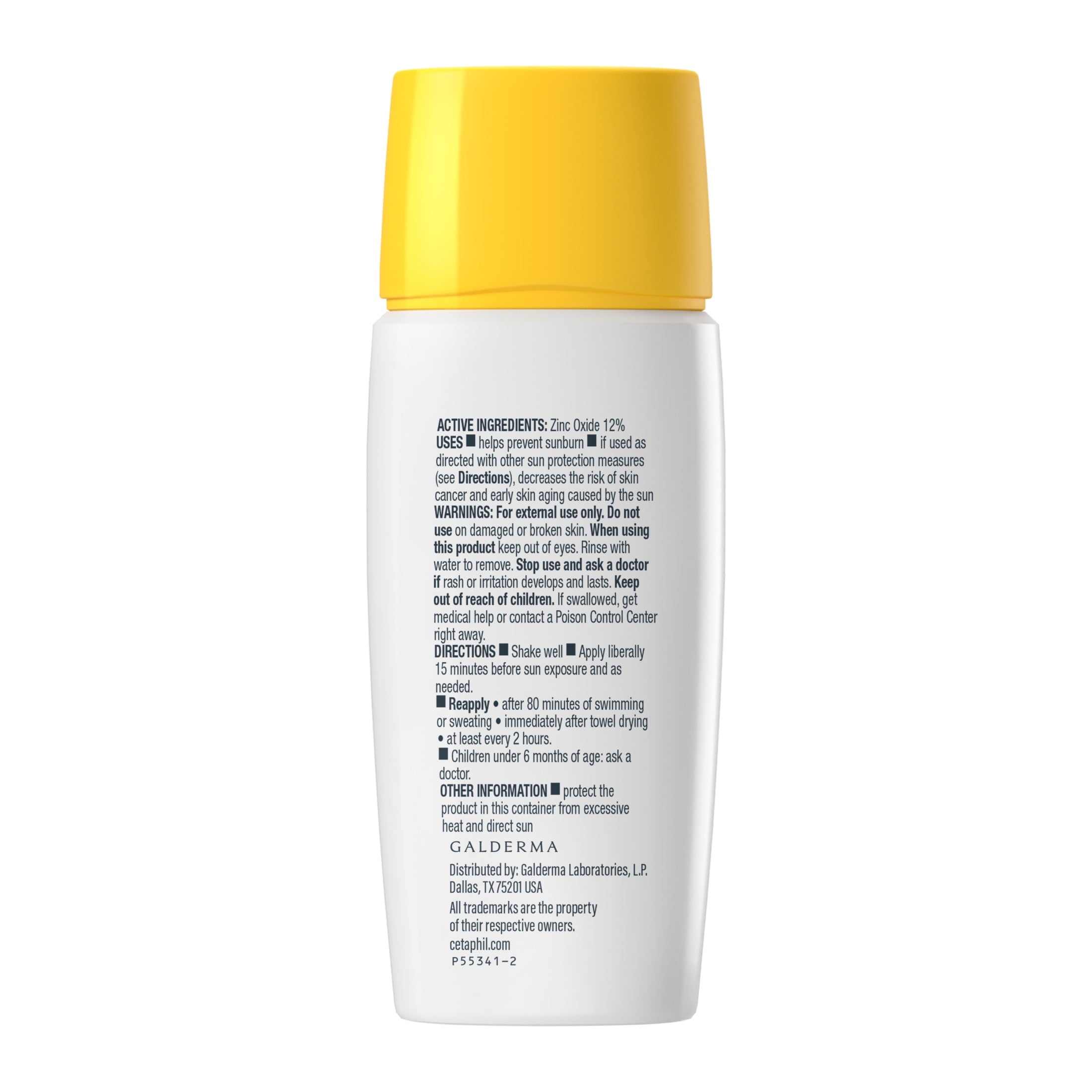 Cetaphil Sheer Mineral Face Sunscreen Moisturizing Drops, SPF 50, Travel Size, 1.7 fl oz