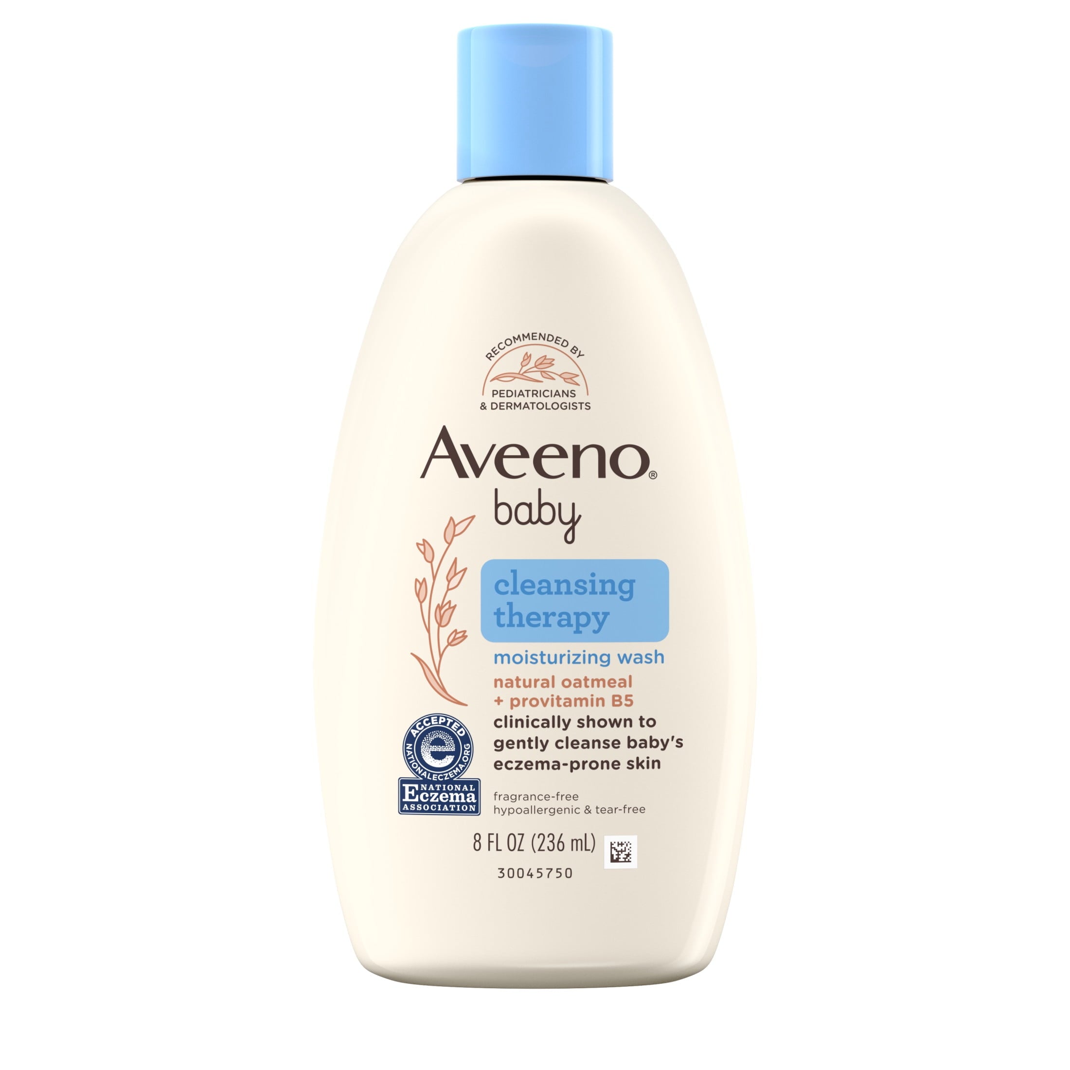 (2 pack) Aveeno Infant Baby Cleansing Therapy Moisturizing Bath Body Wash, Oatmeal, 8 fl oz