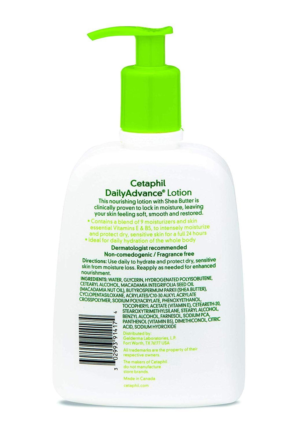Cetaphil Daily Advance Lotion for Dry & Sensitive Skin, 16 ounces Unit by Cetaphil Beauty