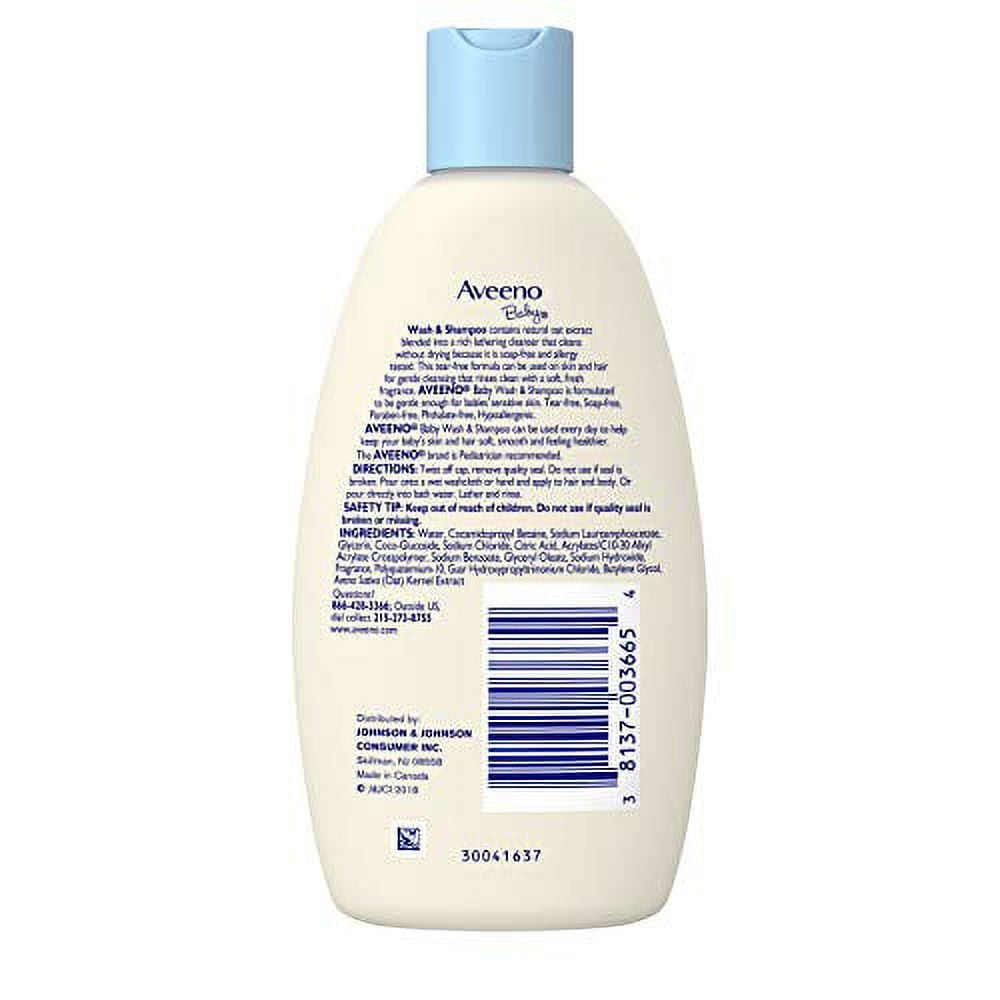 AVEENO Baby Wash and Shampoo 8 oz