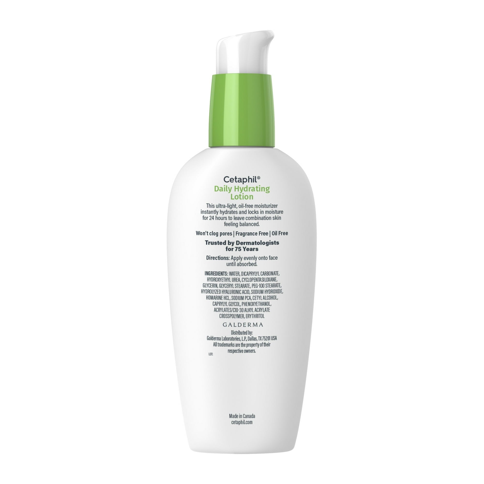Cetaphil Daily Hydrating Lotion with Hyaluronic Acid, 3 Oz - 2 Pack