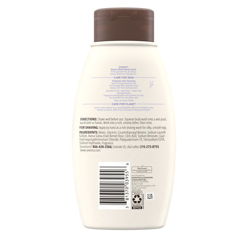 AVEENO Active Naturals Body Wash, Stress Relief 12 oz