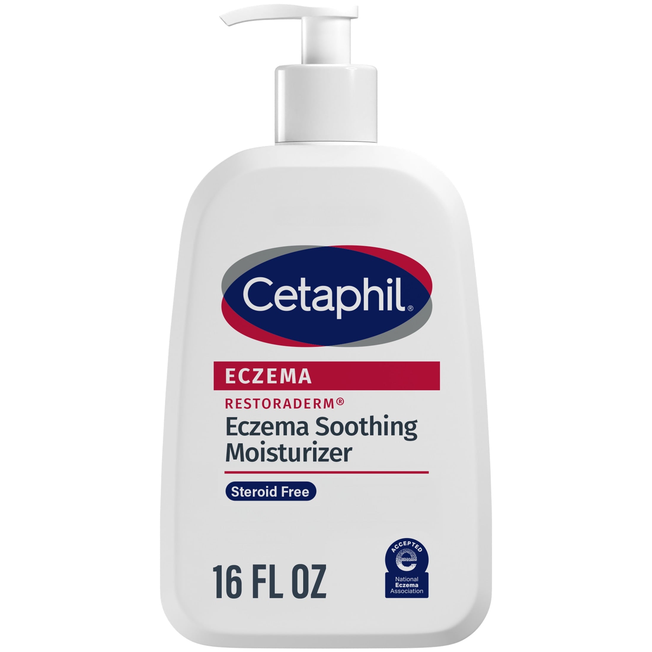 (3 pack) Cetaphil Eczema Restoraderm Soothing Moisturizer for Dry Itchy Skin, Unscented, 16 fl oz