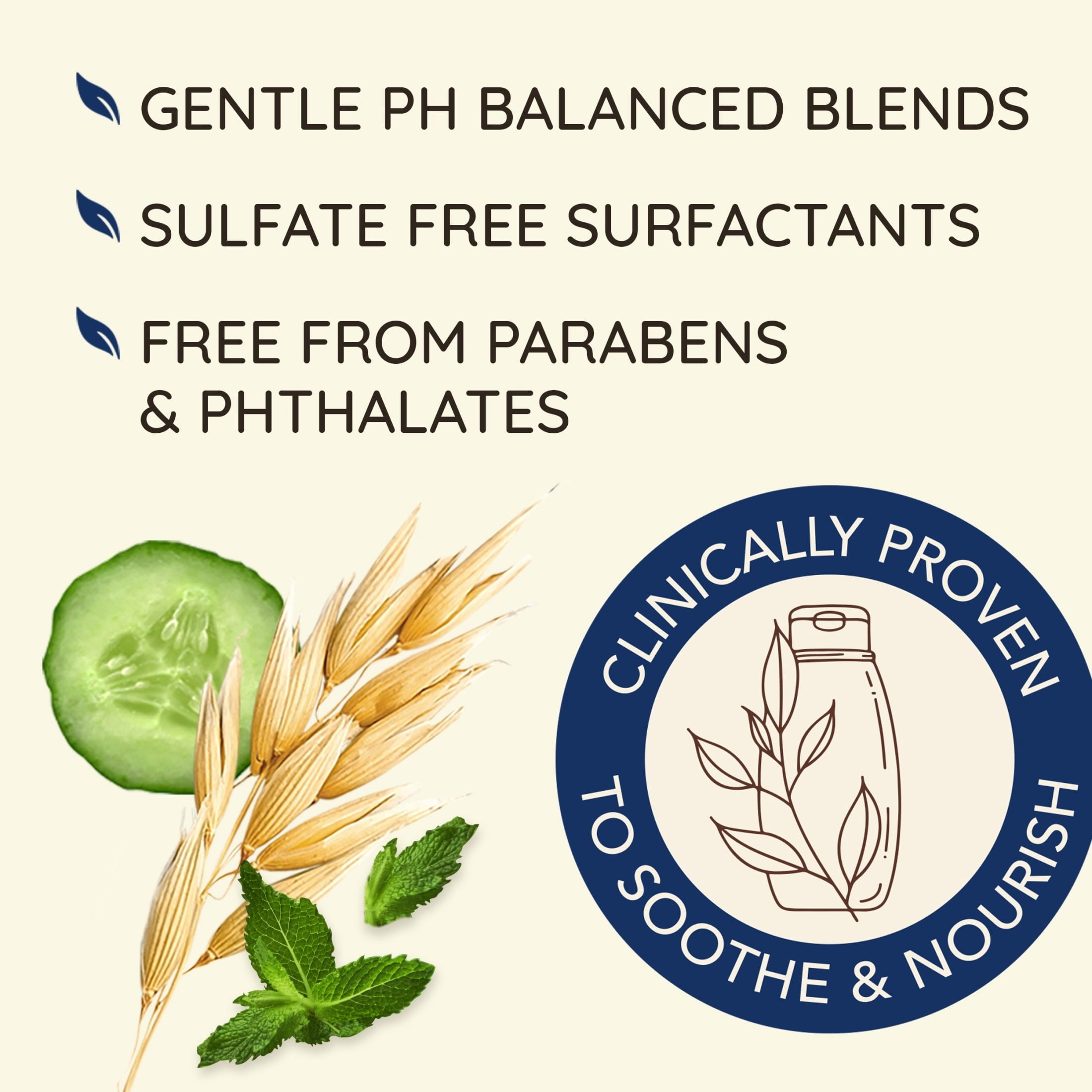 Cucumber & Rosemary Natural Volumizing Shampoo