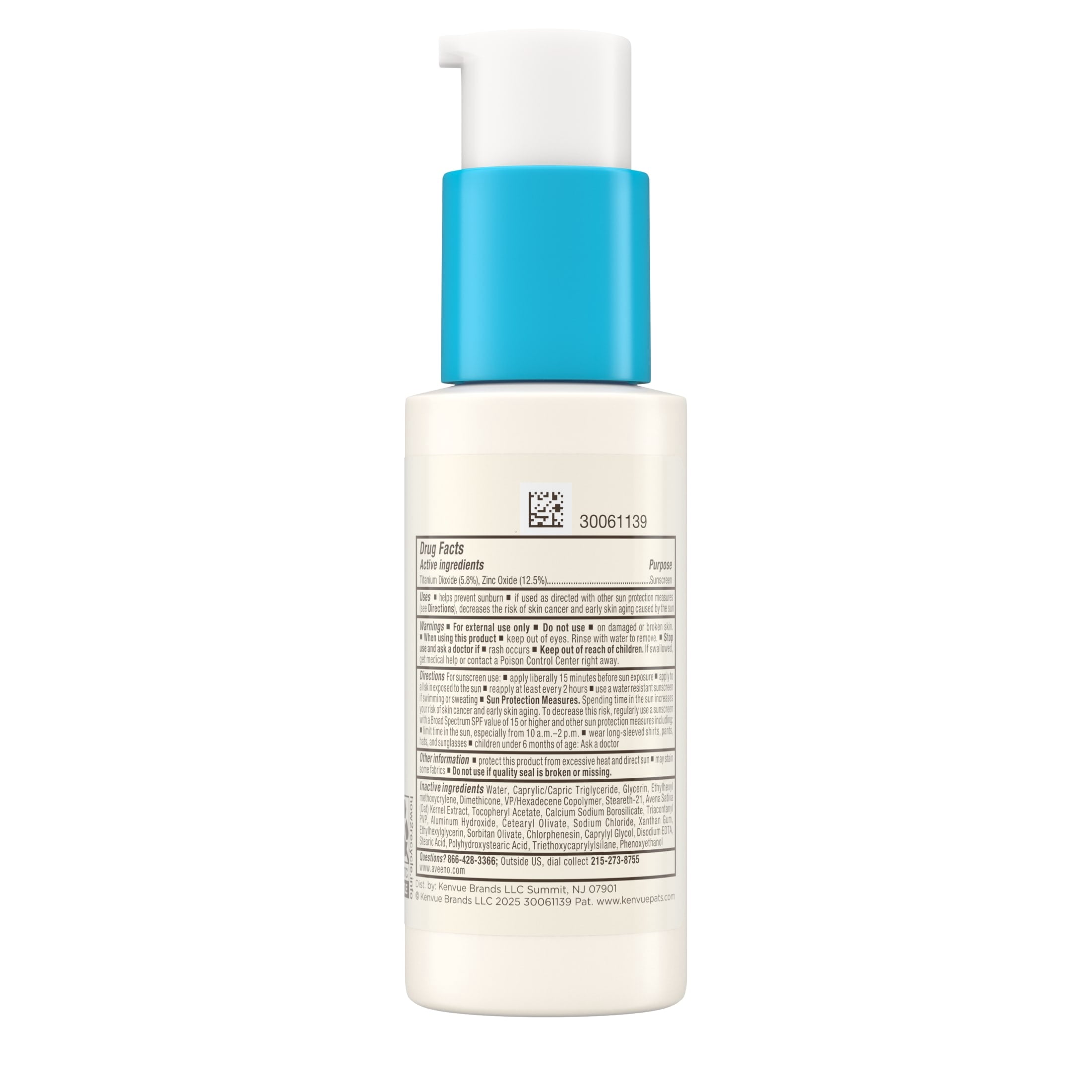 Aveeno Baby Daily Moisture Sunscreen Face Lotion, SPF 30, 1.5 fl. oz