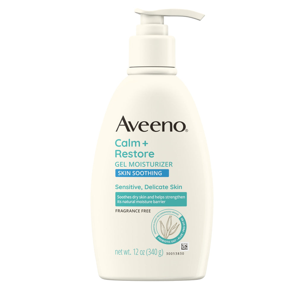 Aveeno Calm + Restore Daily Gel Body Moisturizer, 12 oz