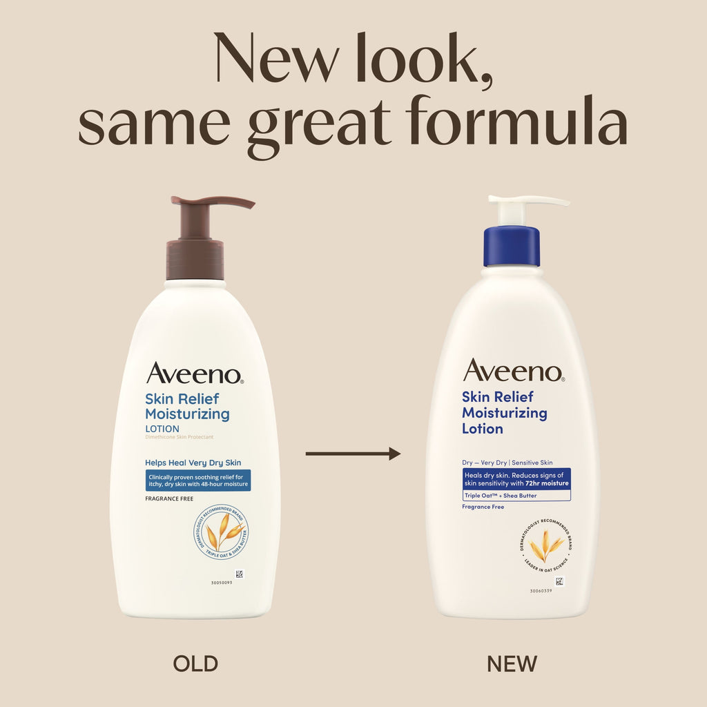 Aveeno Skin Relief Moisturizing Lotion for Very Dry Skin, 12 fl. oz