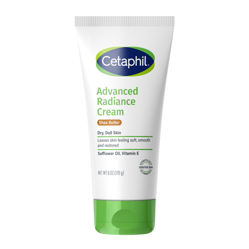 CETAPHIL Advanced Radiance Cream with Shea Butter, 6 oz, For Dry, Dull Skin, More Radiant Skin