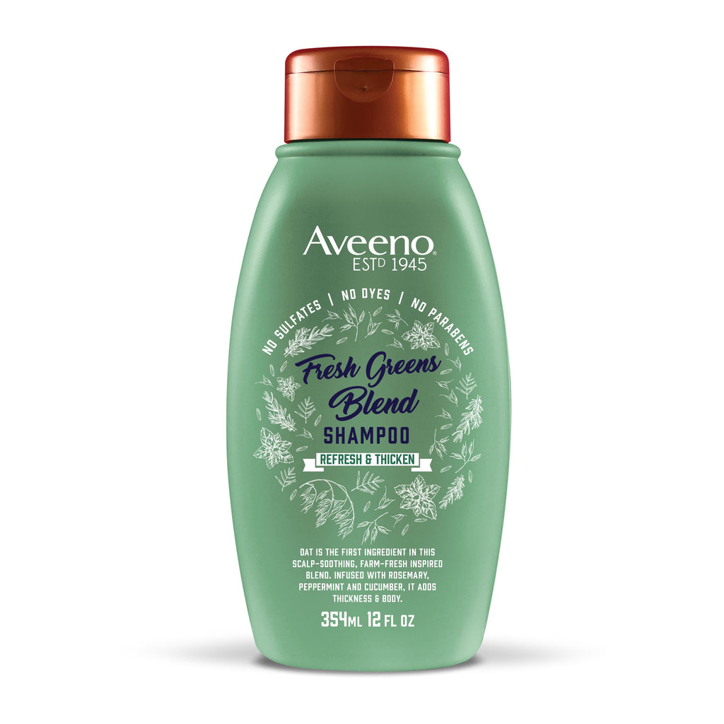 Aveeno Scalp Soothing Fresh Greens Blend Shampoo, 12 fl. Oz - 2 Pack