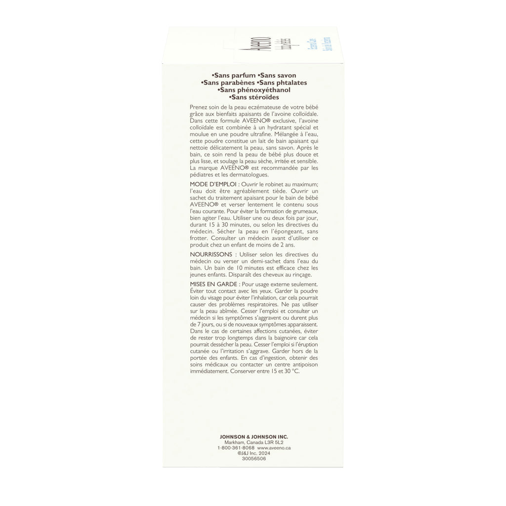 Aveeno Baby Eczema Therapy Soothing Bath Treatment, Oatmeal, 5 Count