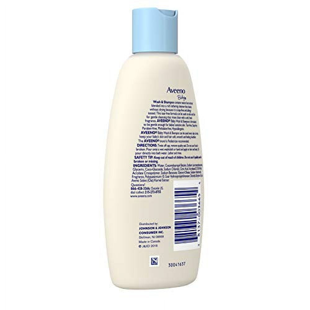 AVEENO Baby Wash and Shampoo 8 oz