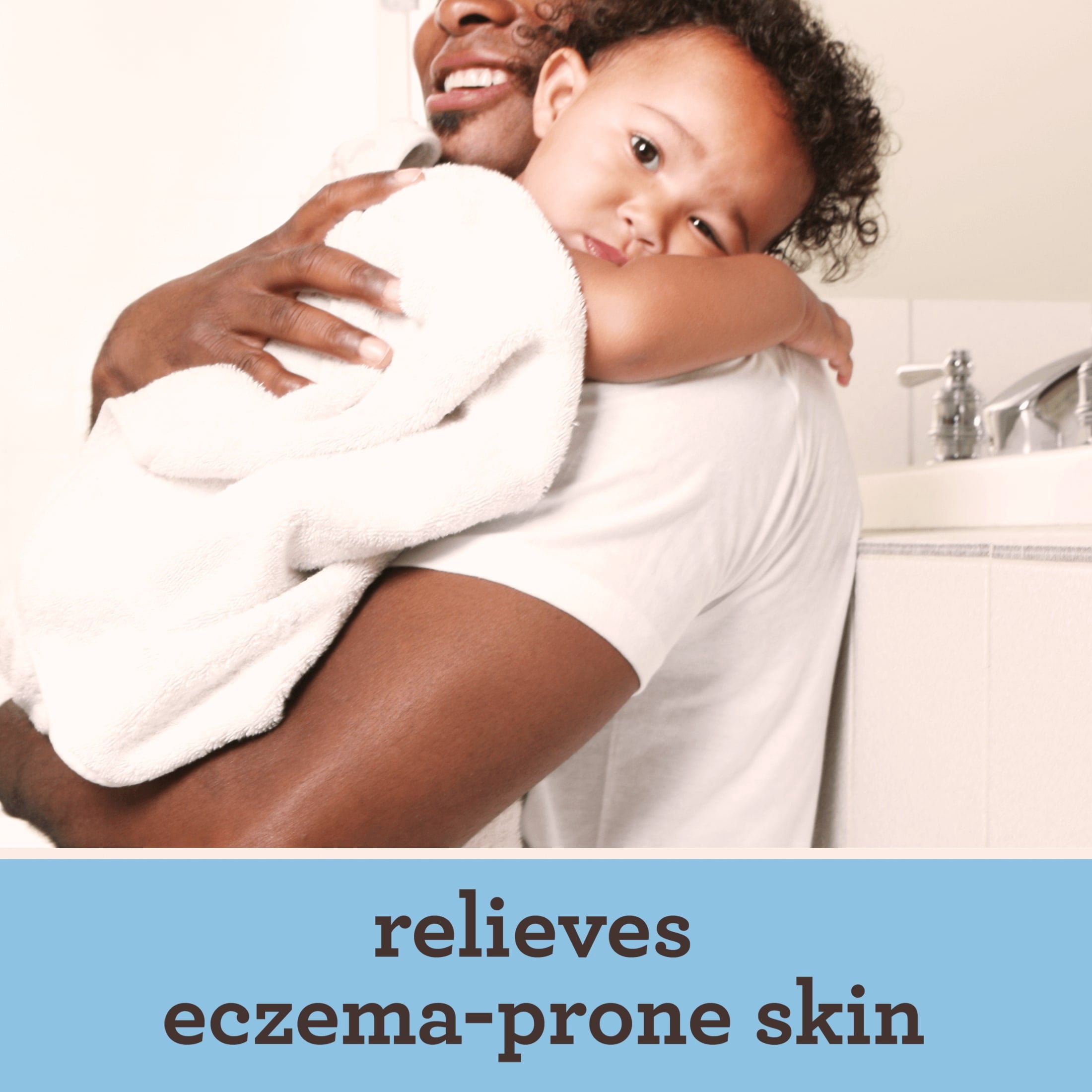 (2 pack) Aveeno Baby Eczema Therapy Moisturizing Cream Body Lotion with Oatmeal, 5 oz