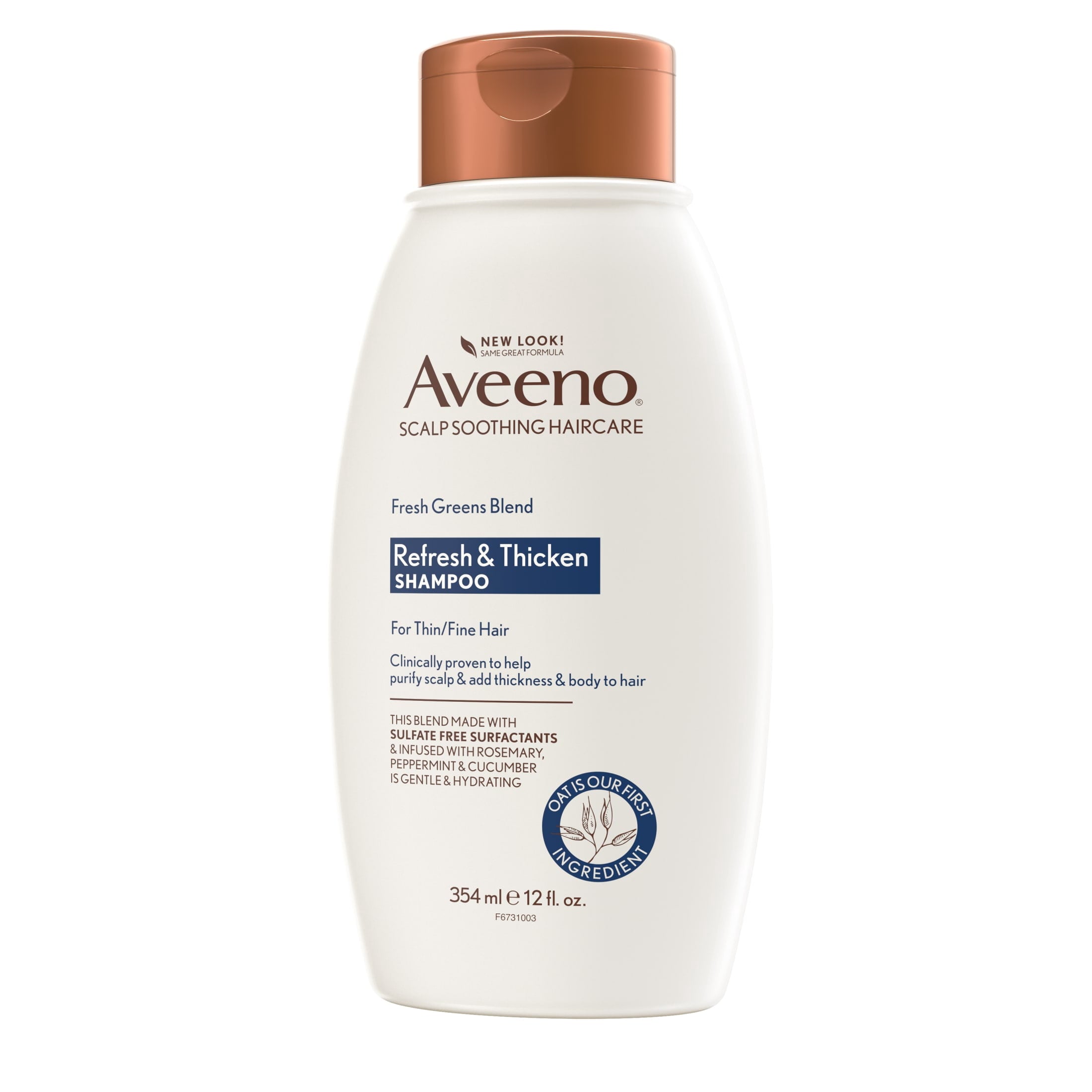 Cucumber & Rosemary Natural Volumizing Shampoo