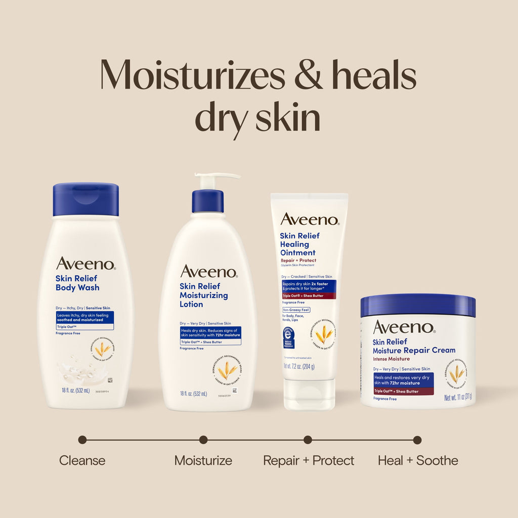 Aveeno Skin Relief Healing Ointment for Body & Face 7.2 oz