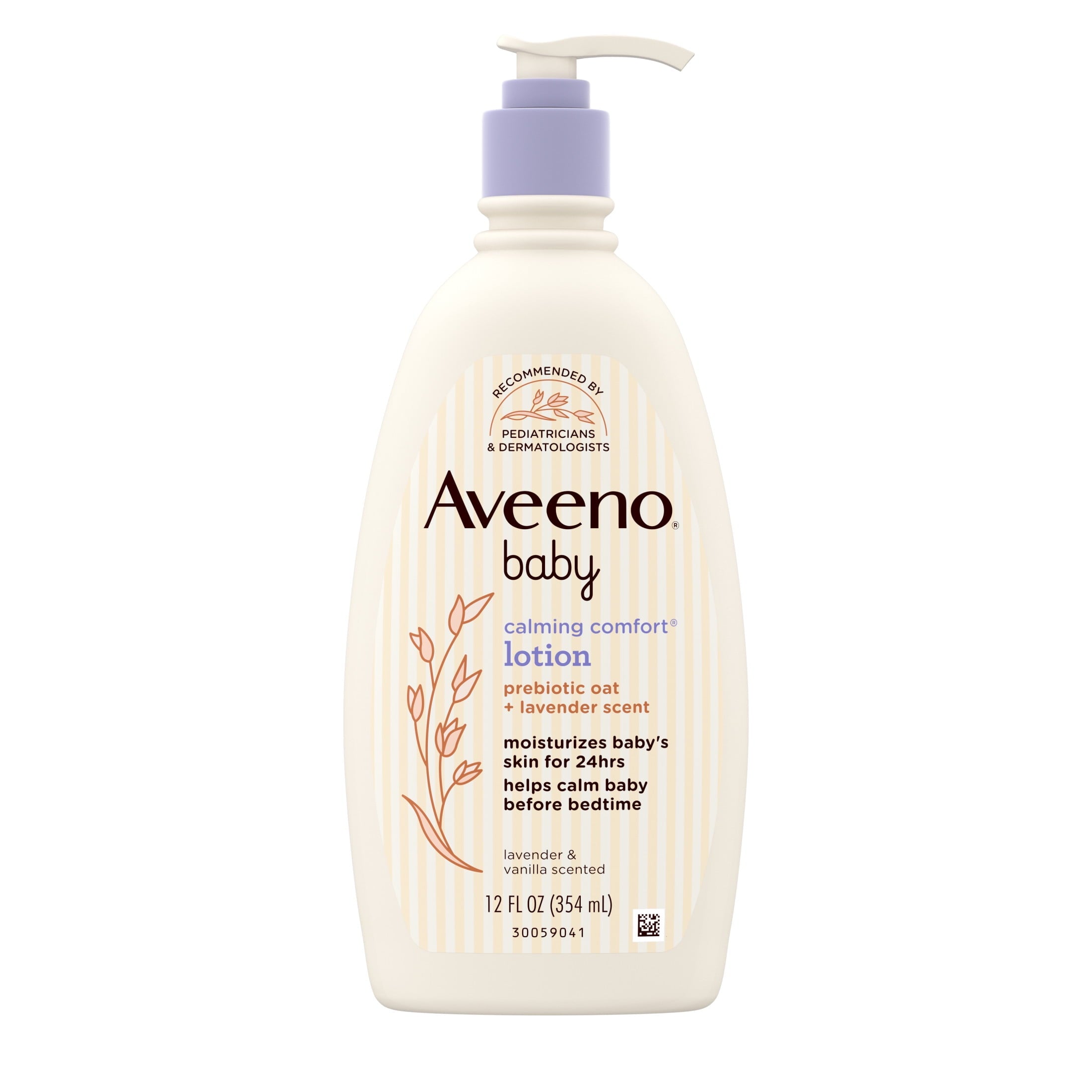 (2 pack) Aveeno Baby Calming Comfort Moisturizing Bedtime Lotion, 12 fl. oz