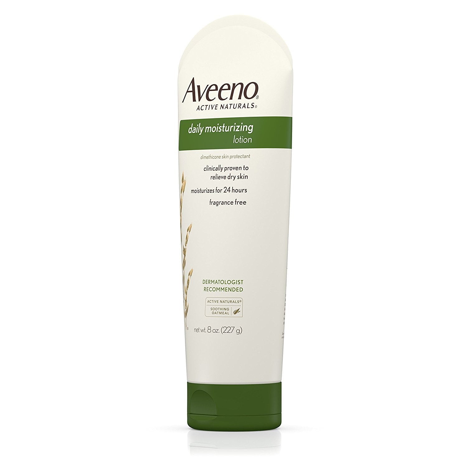 Aveeno Active Naturals Daily Moisturizing Lotion, Fragrance Free, 8 oz (3 Pack) (Bundle)