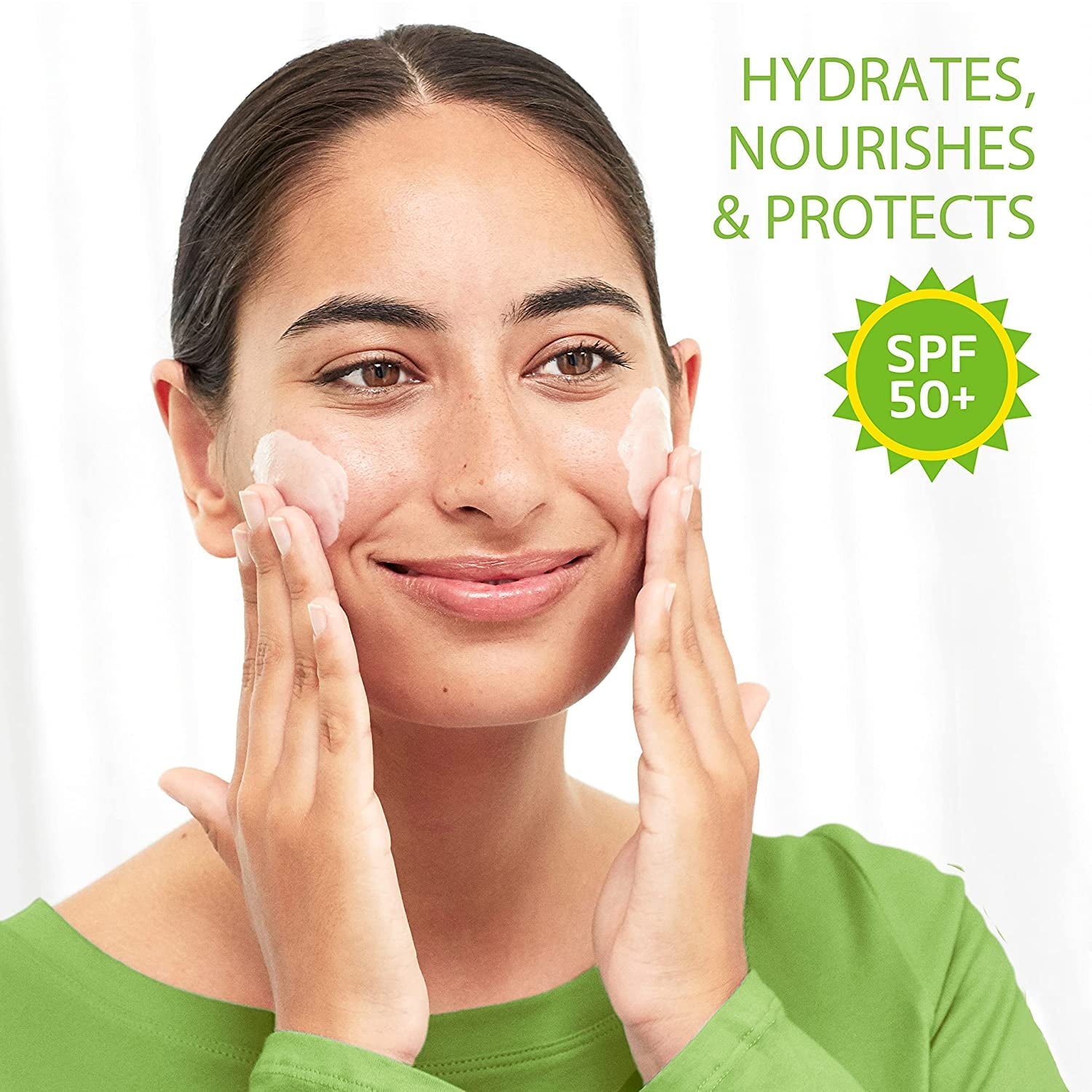 Cetaphil Daily Facial Moisturizer for All Skin Types, with Sunscreen SPF 50 1.7 oz