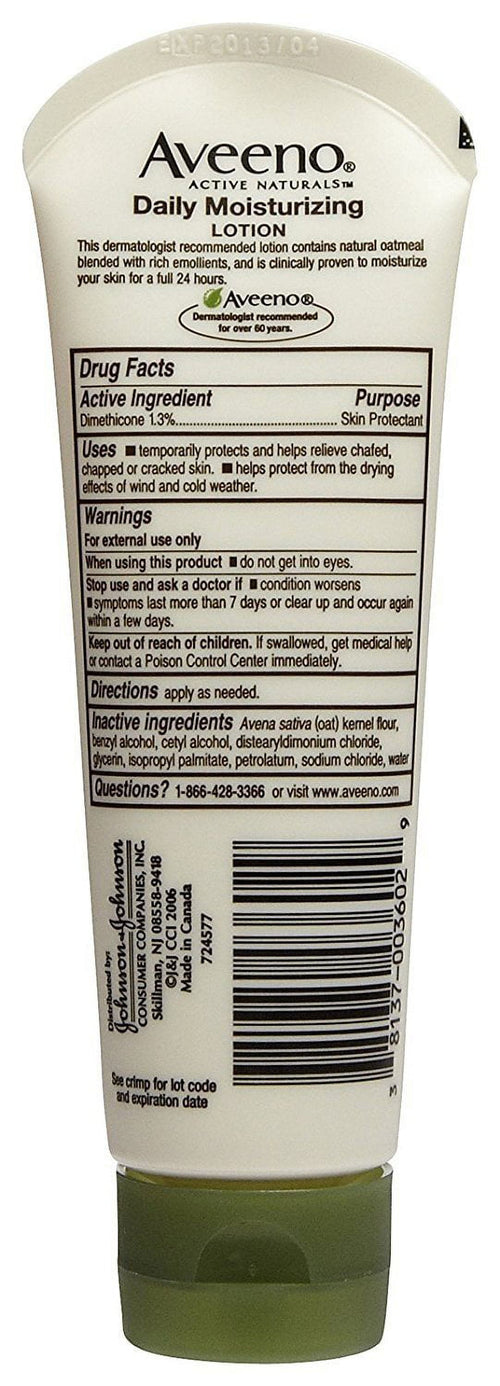 AVEENO Active Naturals Daily Moisturizing Lotion 2.50 oz (Pack of 6)