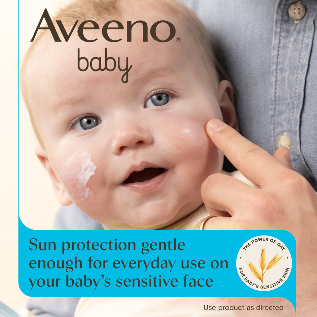 Aveeno Baby Daily Moisture Sunscreen Face Lotion, SPF 30, 1.5 fl. oz