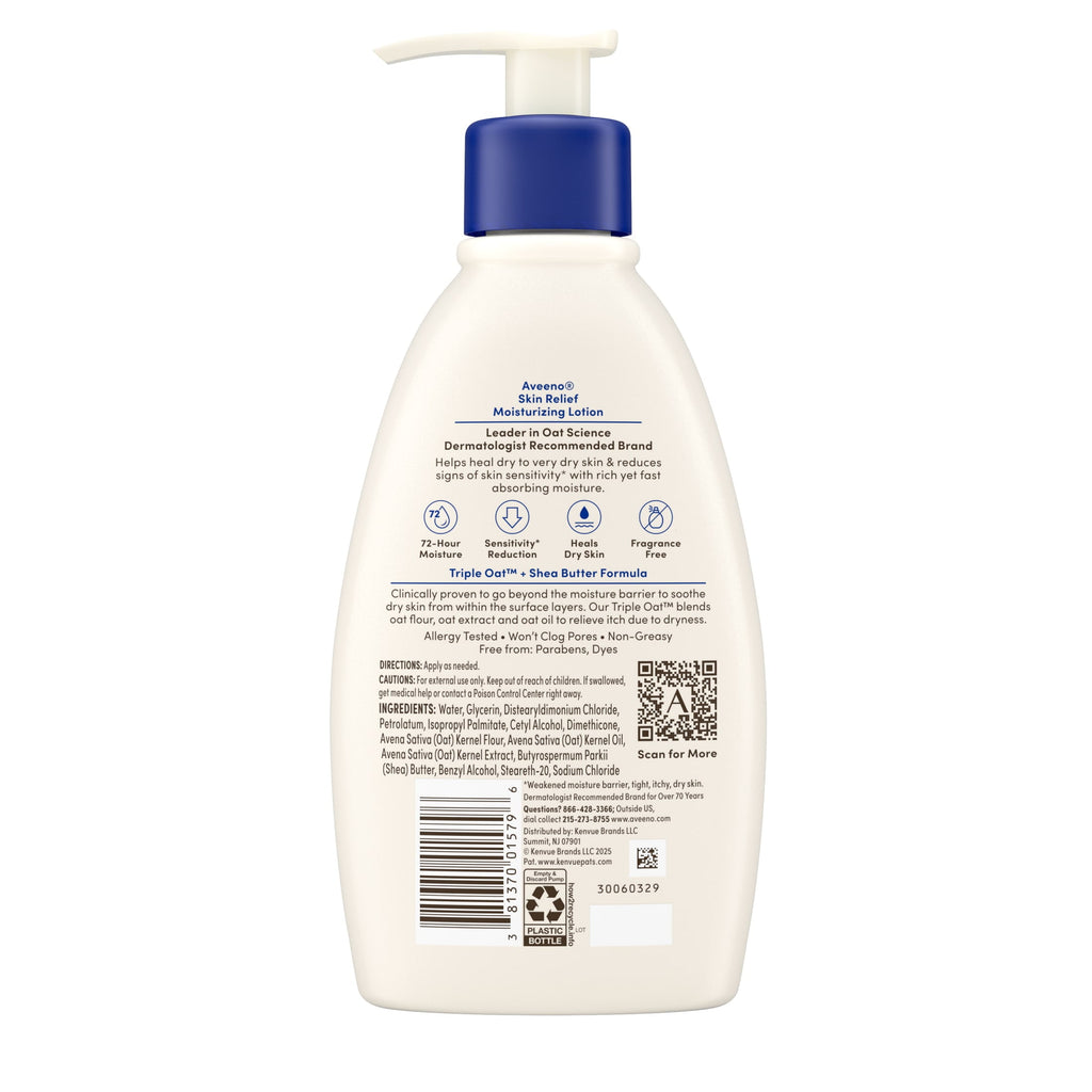 Aveeno Skin Relief Moisturizing Lotion for Very Dry Skin, 12 fl. oz