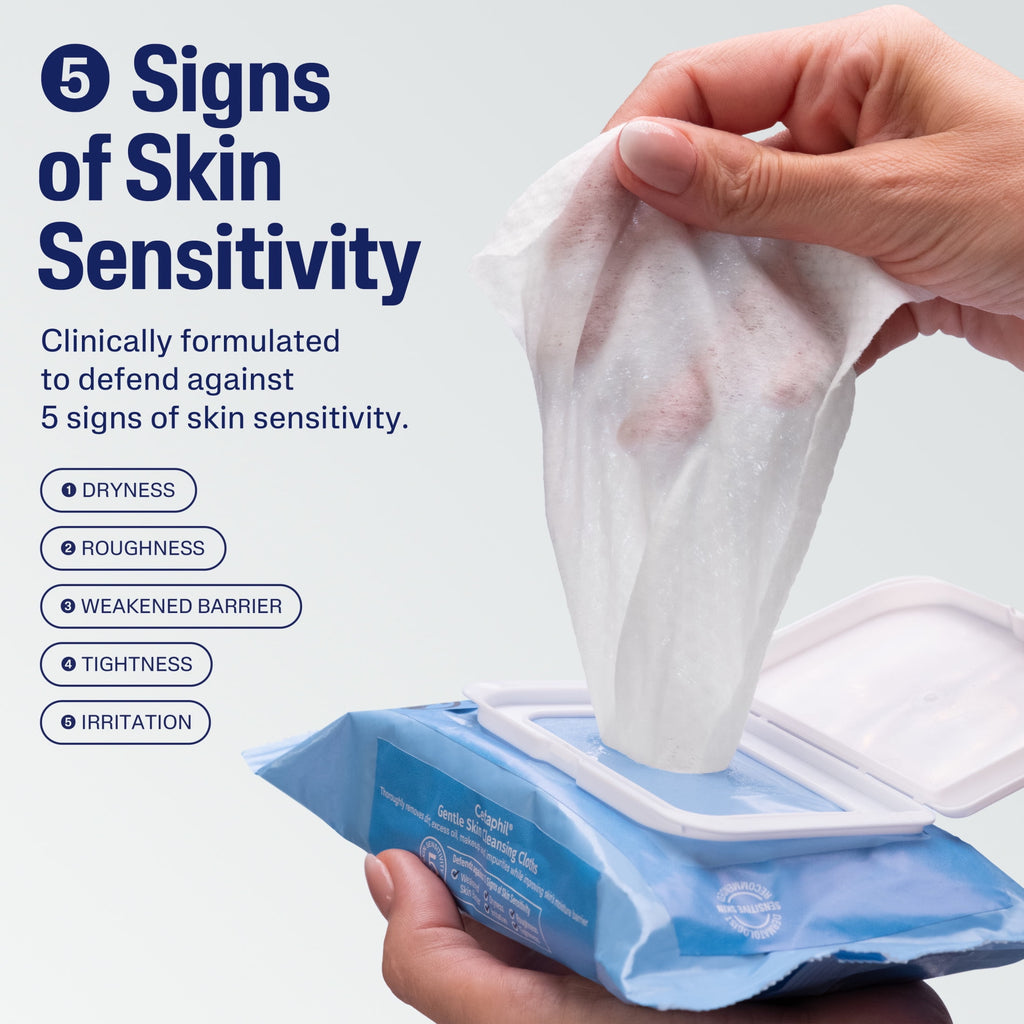 (3 pack) Cetaphil Gentle Skin Cleansing Cloths, 25 ct, Fragrance Free Face and Body Wipes