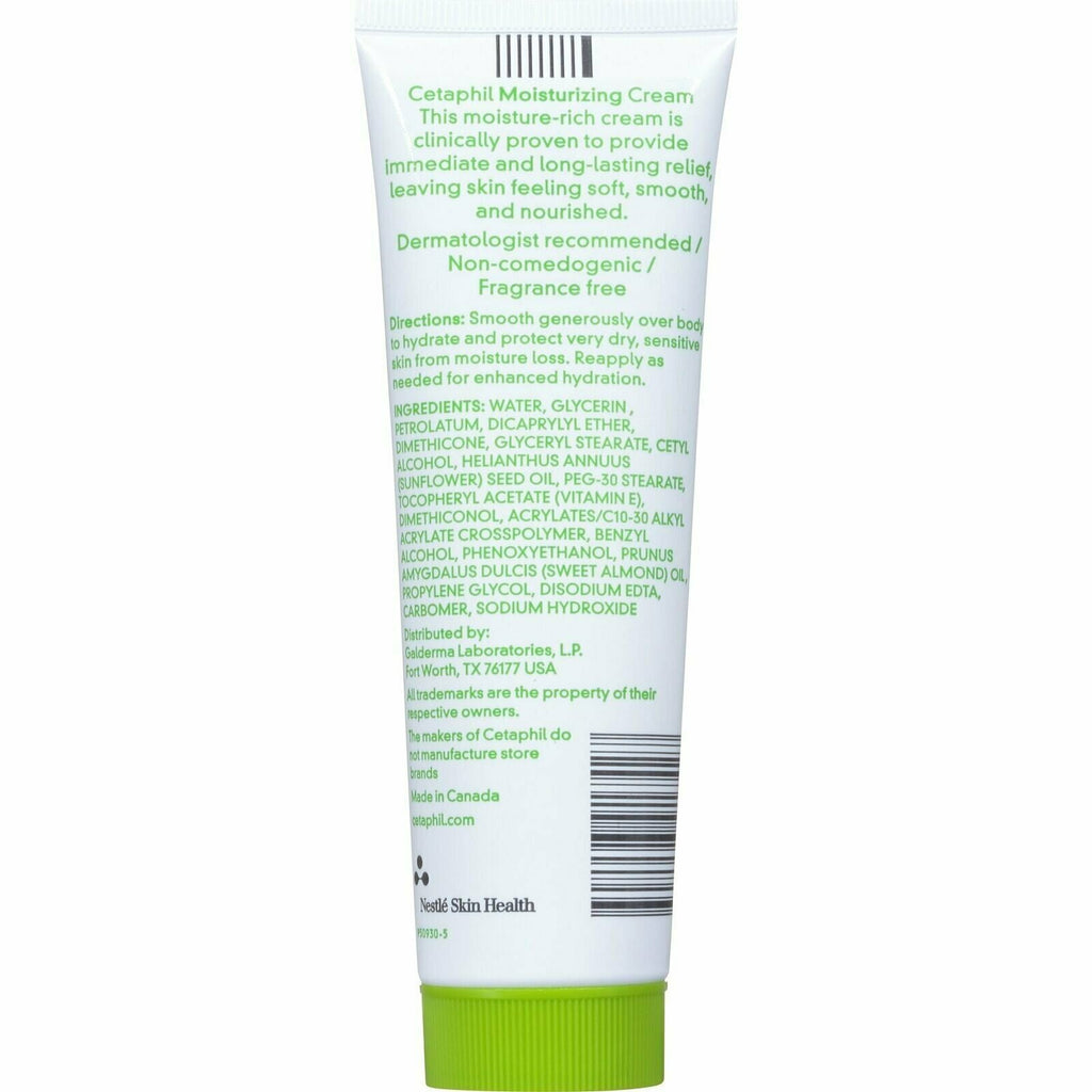 Cetaphil Moisturize & Hydrates Sensitive Skin Cream Lotion, 3 oz, 3 Pack