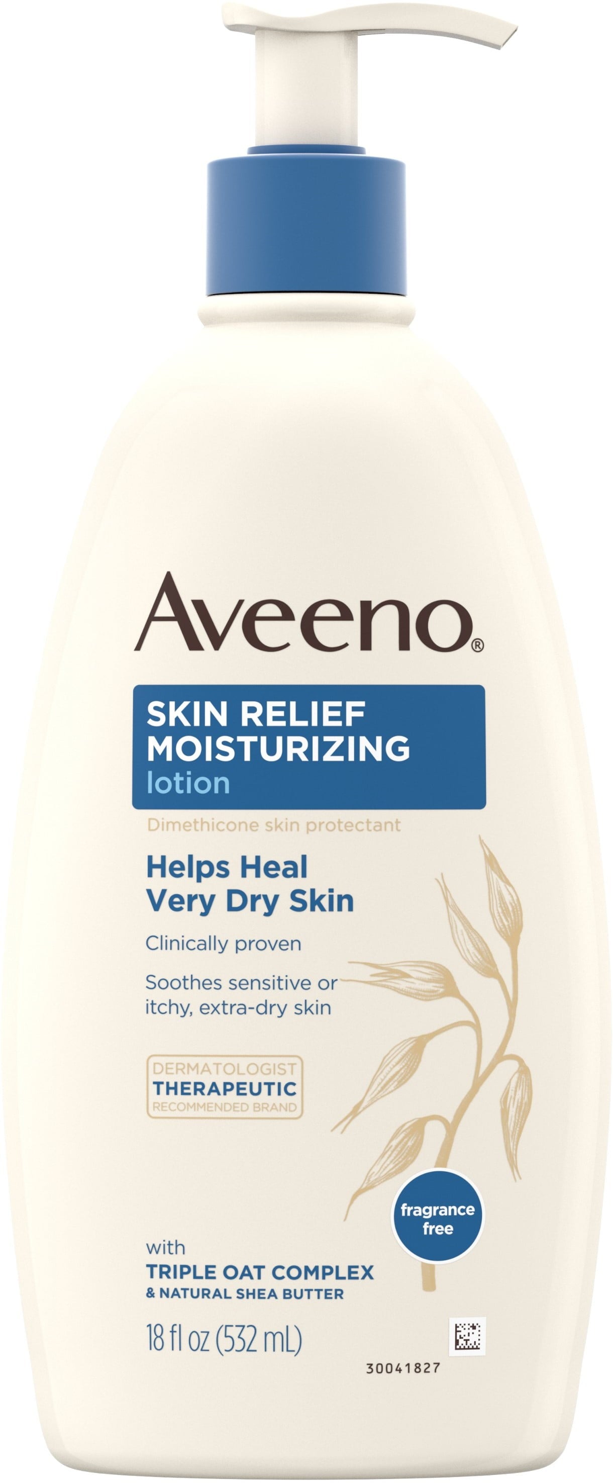 AVEENO Active Naturals Skin Relief 24 Hour Moisturizing Lotion, 18 Oz (Pack of 2)