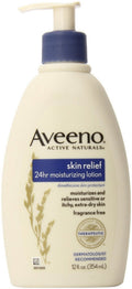 AVEENO Active Naturals Skin Relief Moisturizing Lotion 12oz (Pack of 2)
