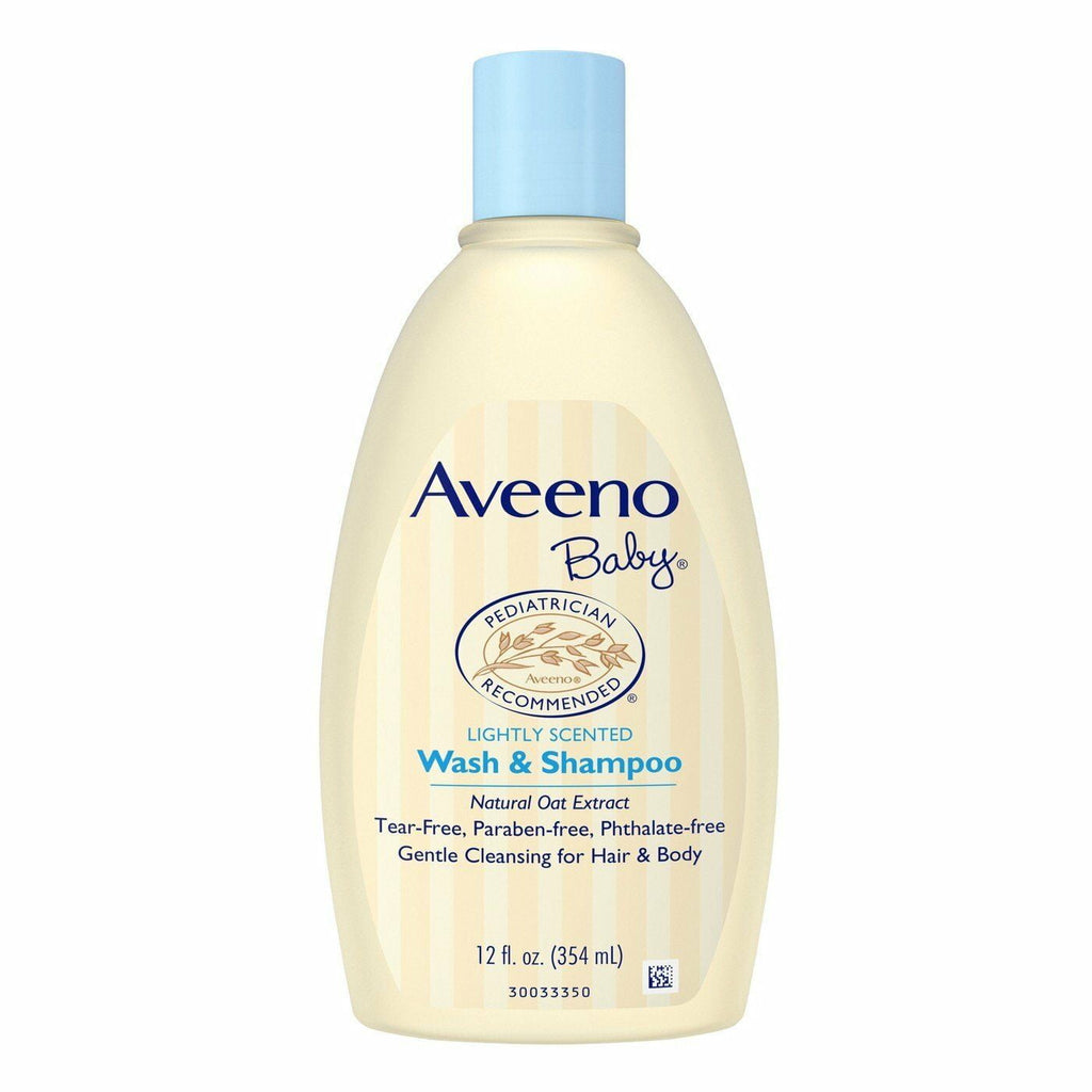 AVEENO Baby Wash & Shampoo, Lightly Scented 12 oz