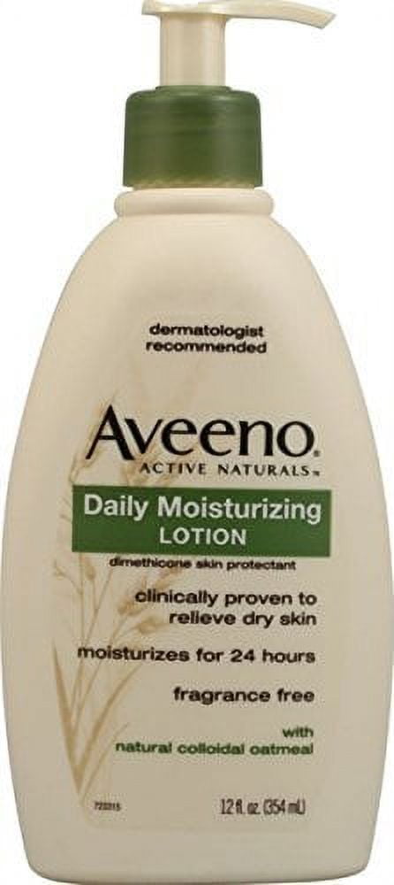 Aveeno Active Naturals Daily Moisturizing Lotion (12 oz) (Pack of 4)
