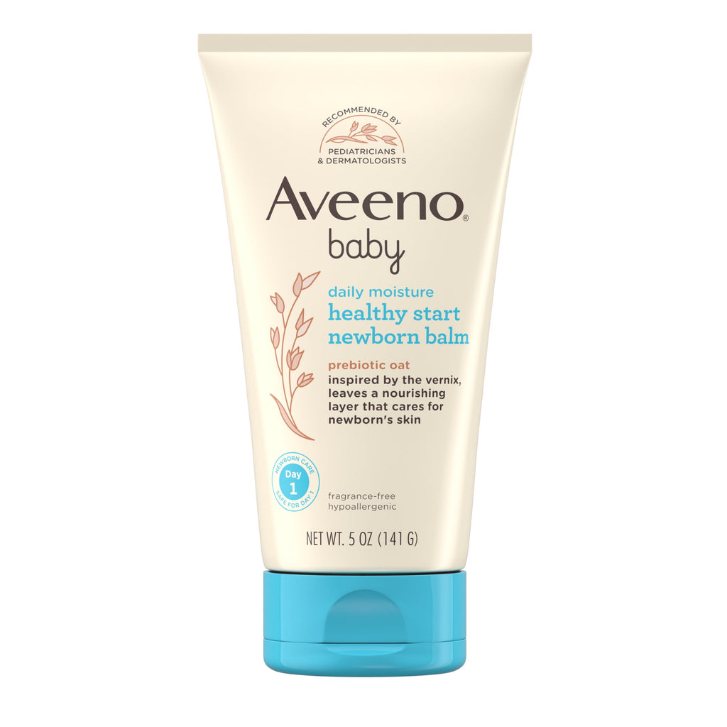 Aveeno Baby Healthy Start Newborn Baby Body Balm, Hypoallergenic, 5 oz