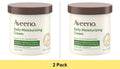 Aveeno Daily Moisturizing Body Cream Lotion for Normal, Dry, Sensitive Skin, 15 oz - 2 Pack