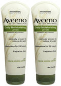 Aveeno Daily Moisturizing Body Lotion w/ Colloidal Oatmeal, 8oz, 2-Pack
