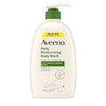 Aveeno Daily Moisturizing Body Wash, Body Wash For Dry Skin With Soothing Oat, Creamy Shower Cleanser, Gentle, Soap-Free And Dye-Free, Lightly Scented Body Wash, 33 Fl Oz