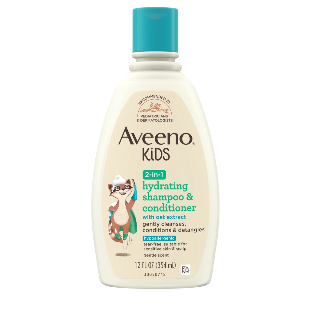 Aveeno Kids 2-in-1 Shampoo & Conditioner, 12 Fl oz